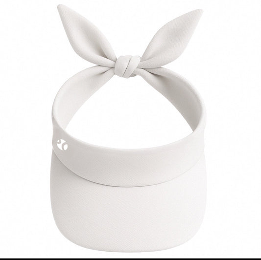 Visera Deportiva Blanca – Ajustable Mujer
