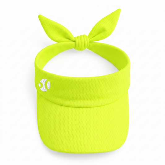 Visera Deportiva Amarilla Neón – Ajustable Mujer