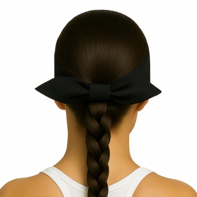 Visera Deportiva Negra – Ajustable Mujer