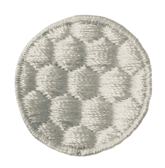 Logo de pelota de golf en bordado