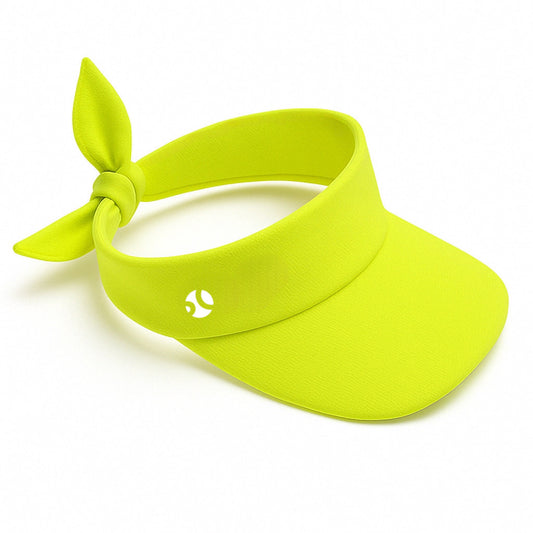 Visera Deportiva Amarilla Neón – Ajustable Mujer