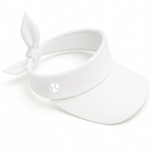 Visera Deportiva Blanca – Ajustable Mujer