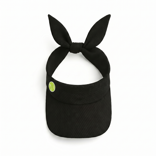Visera Deportiva Negra – Tenis | Ajustable Mujer