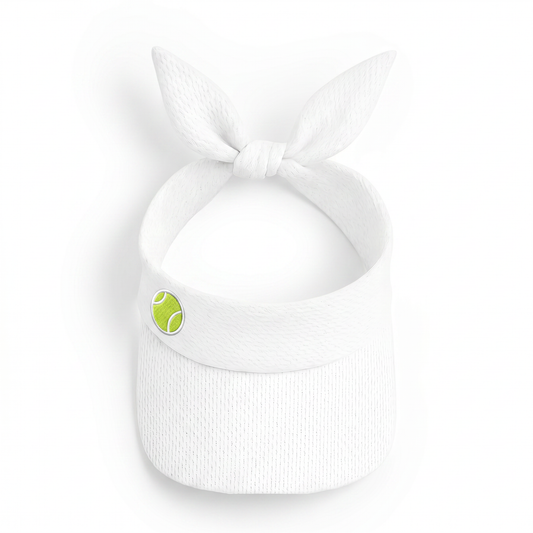 Visera Deportiva Blanca – Tenis | Ajustable Mujer