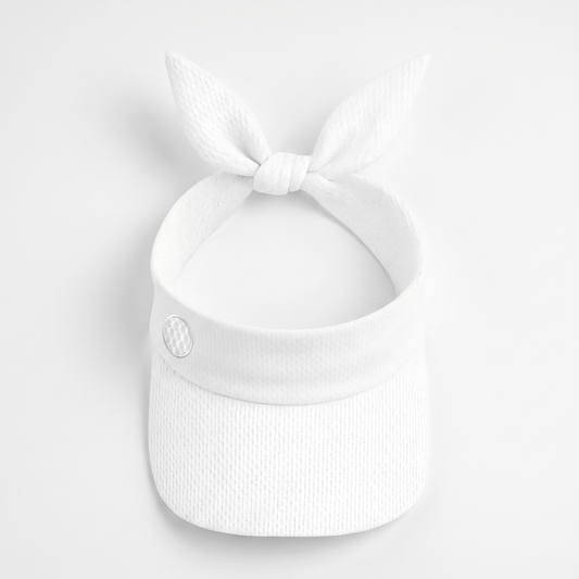 Visera Deportiva Blanca – Golf | Ajustable Mujer