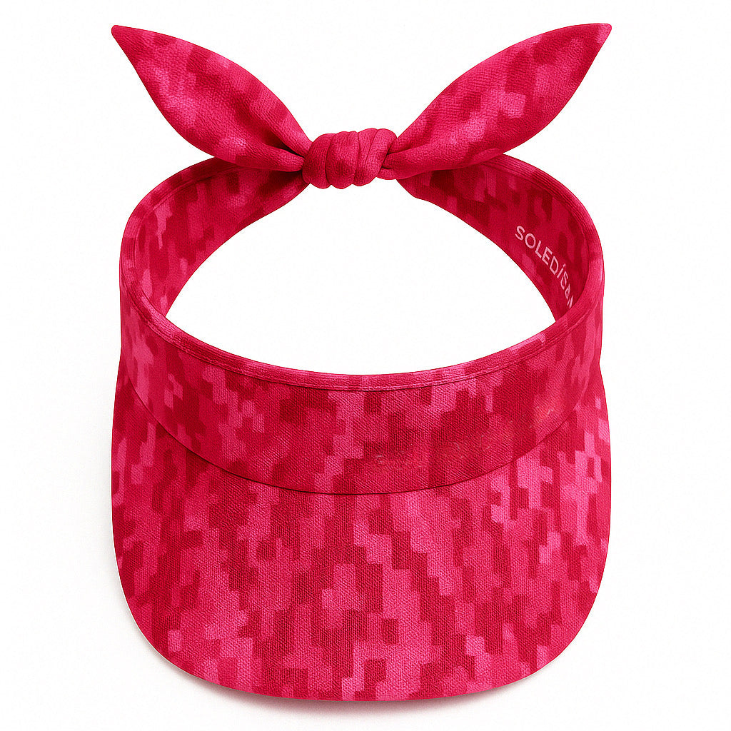 Visera Deportiva Rosa Camuflaje – Ajustable Mujer