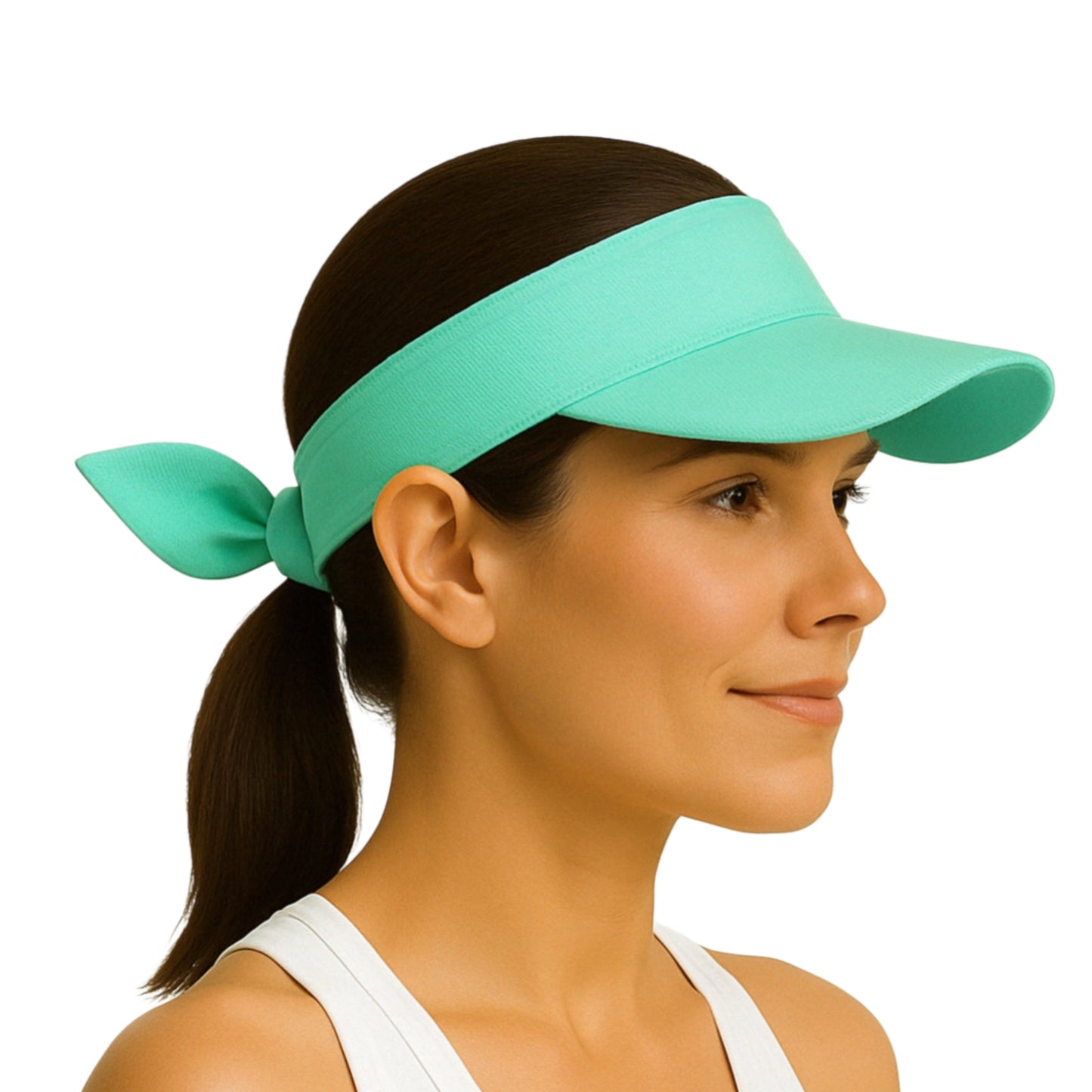 Visera Deportiva Verde Menta – Ajustable Mujer